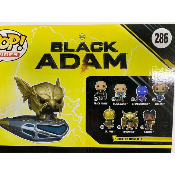 Funko Pop! Rides - Movies - DC Comics - Black Adam - Hawkman in Cruiser #286 - Picture 6 of 6